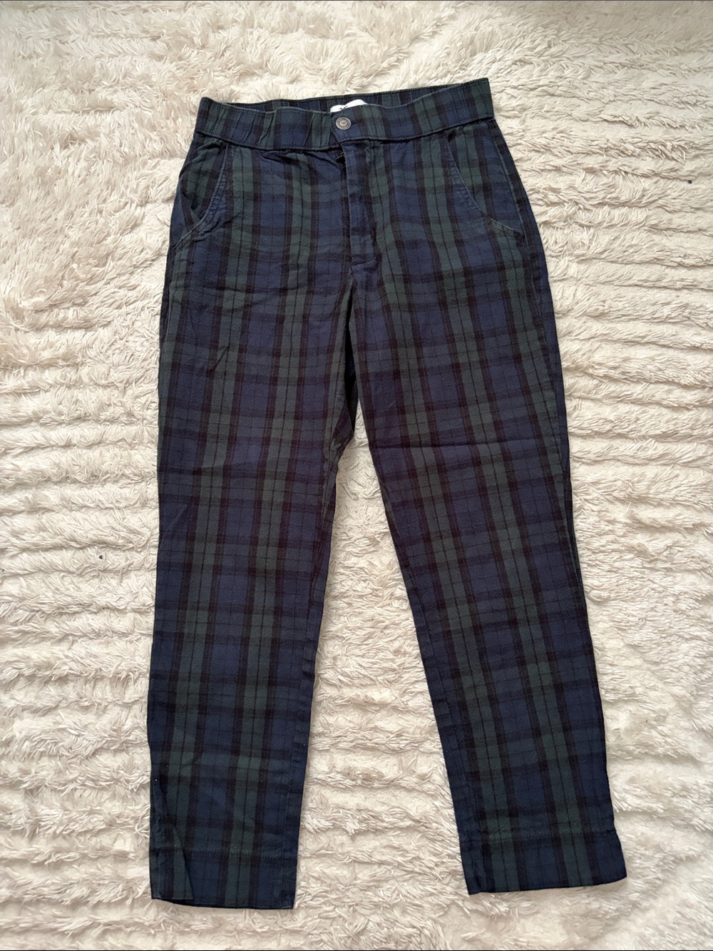 Hollister Plaid Ankle Pants